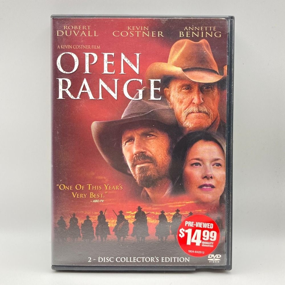 Open Range DVD 2-Disc Collector's Edition Kevin Costner Robert Duvall Western